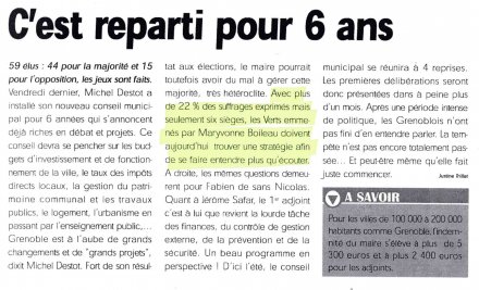 "C'est reparti pour 6 ans"